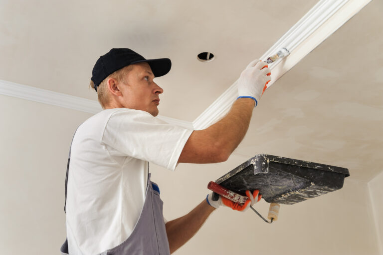 Custom ceiling painting by professional painter